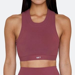 Set Active Sportbody High Neck Sports Bra - Canyon